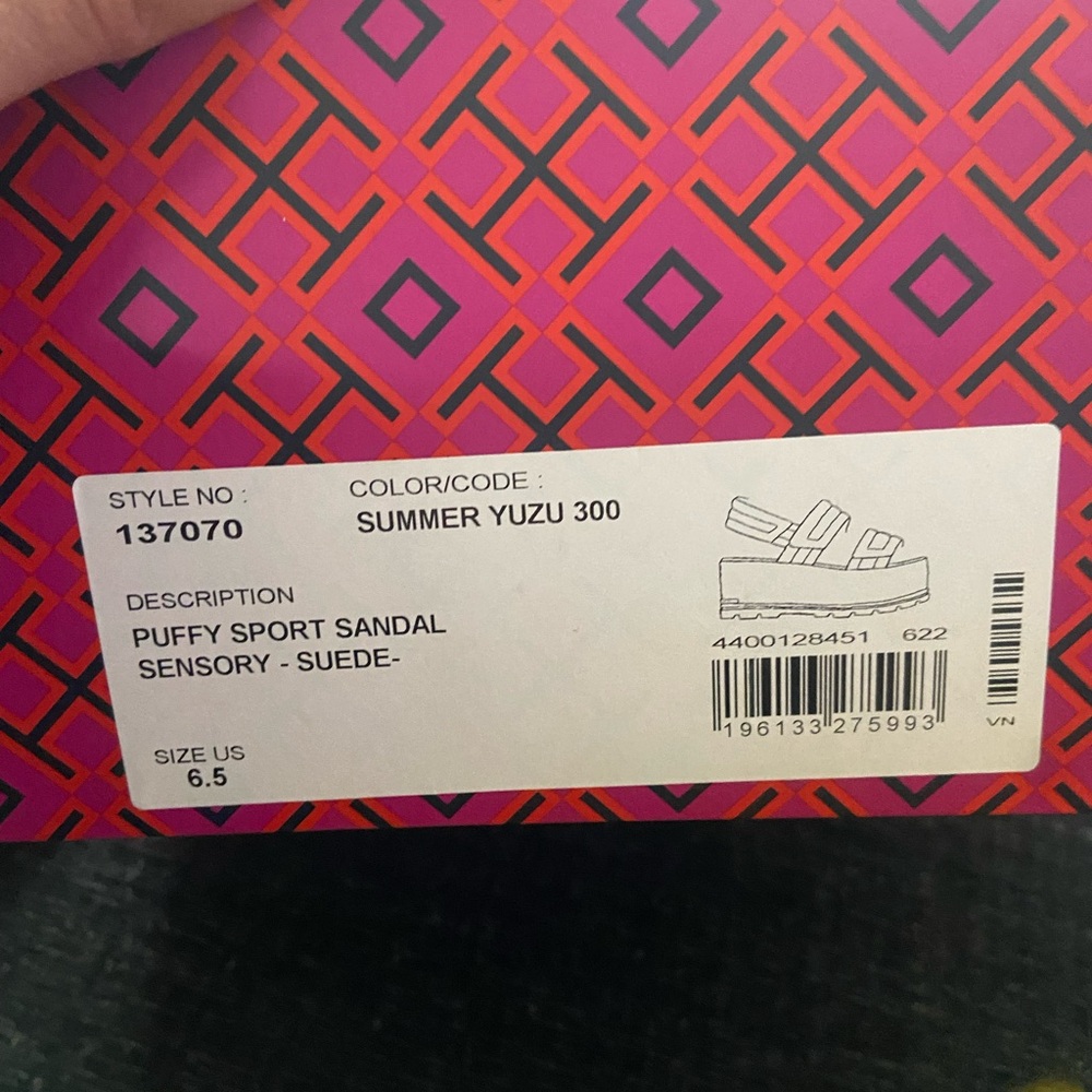 Tory Burch -Platform Yellow Sandal - Picture 4 of 8